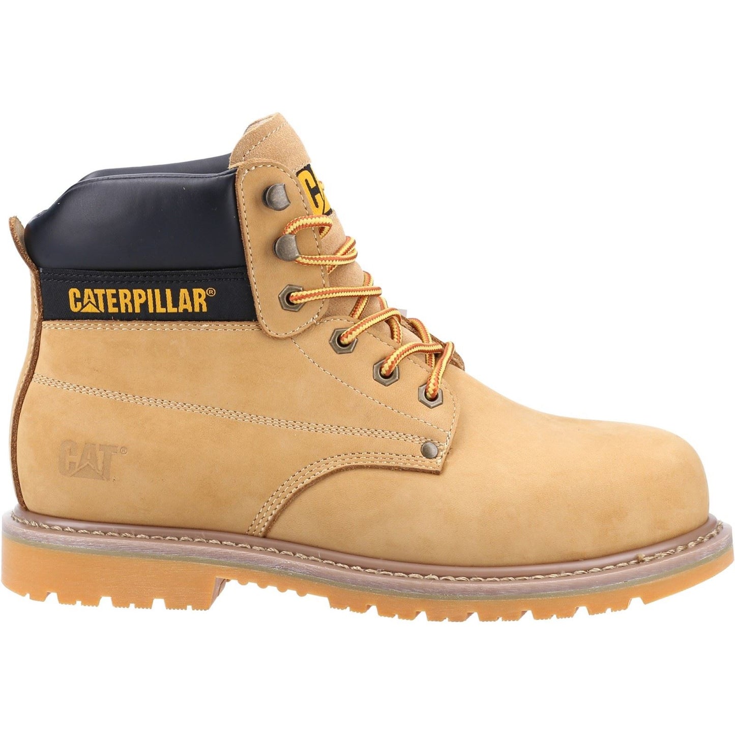 Caterpillar Men's Powerplant S3 GYW Safety Boot in Honey