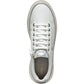 Geox D SUNNETTY Synthetic Polyurethane Women's White/Silver Trainers
