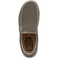 HEYDUDE Mikka Braided Textile Men's Fossil Loafers