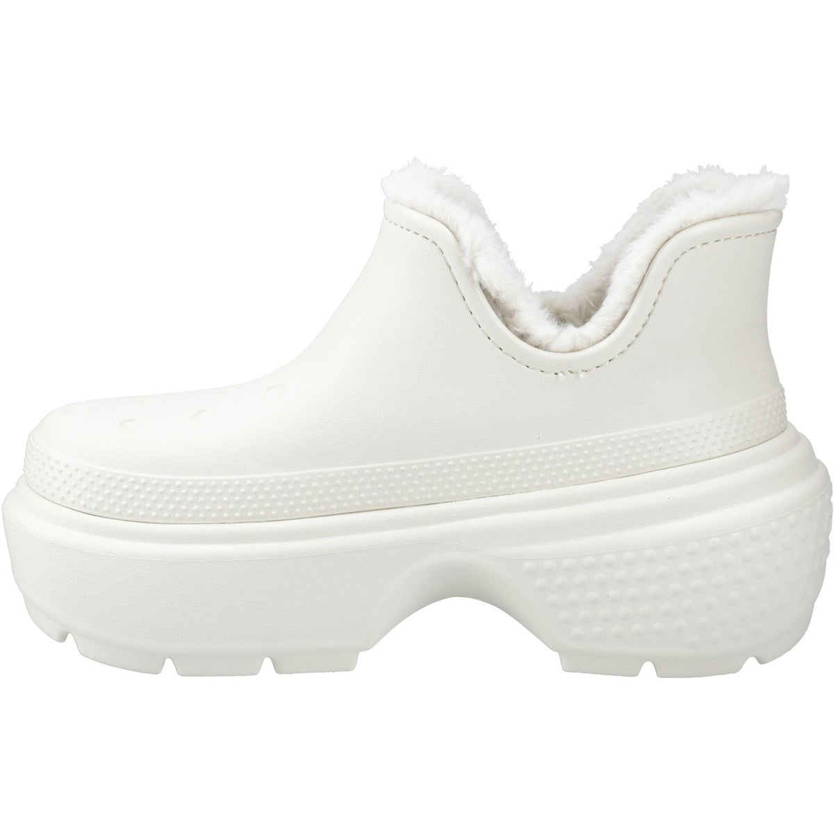 Crocs Women's Stomp Shorty Boot in Linen