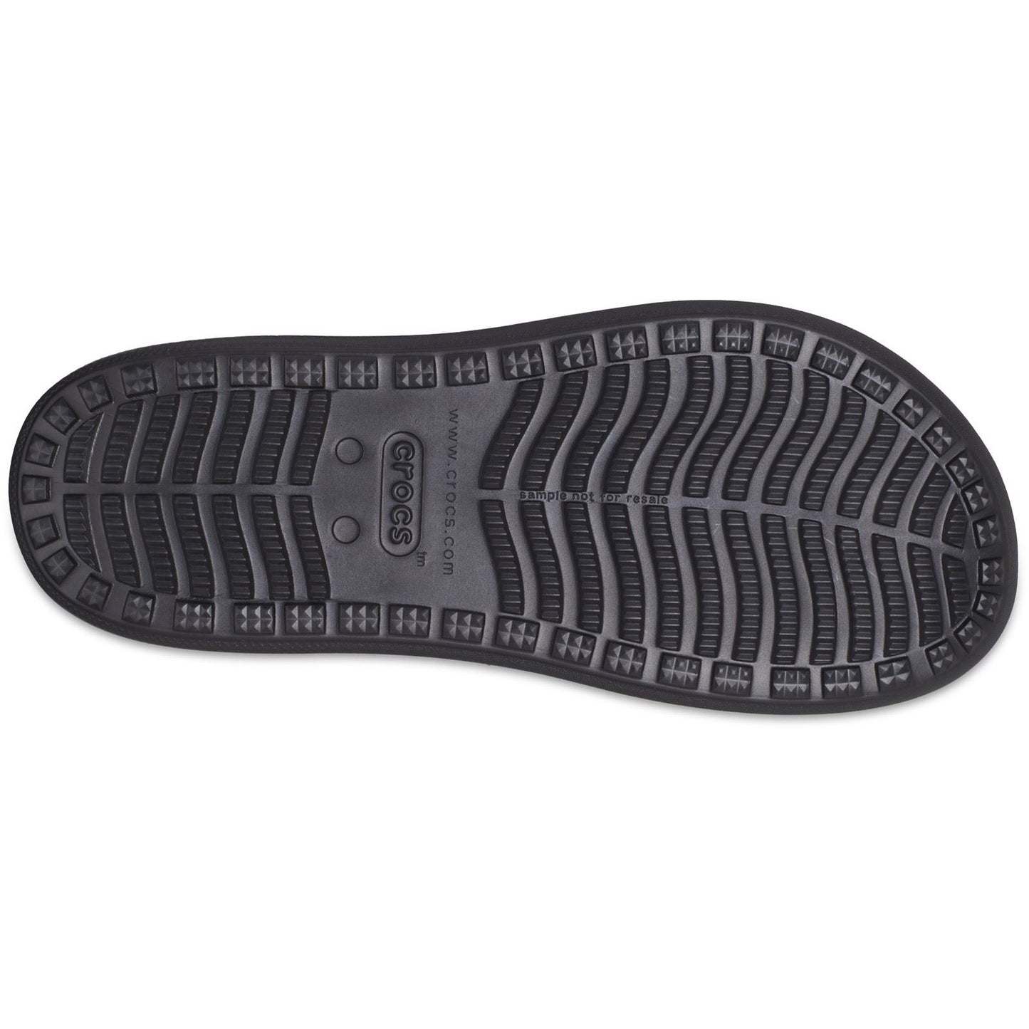 Crocs Yukon Vista II Polyurethane Men's Black Flip Flops