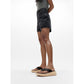 Fitflop F-Mode Toe Post Leather Women's Black Sandals