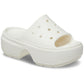 Crocs Unisex Stomp Slide in Chalk