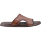 Hush Puppies Callum Slide Leather Men's Brown Sandals
