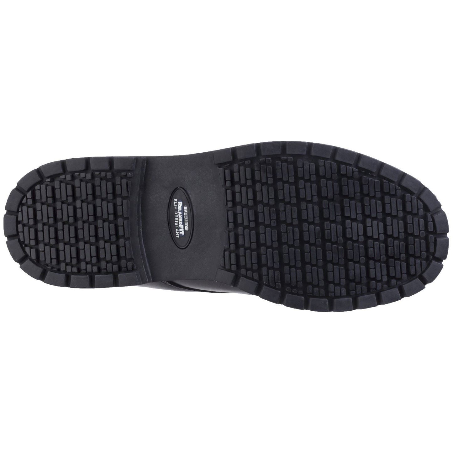 Skechers Workwear Cottonwood Elks Leather Men's Black Safety Shoes