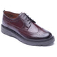 Base London Phase Leather Men's WASHED BROWN Brogues Shoes