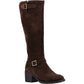 Hush Puppies Women's Heidi Boot in Brown Suede