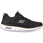 Skechers Women's Go Walk Workout Walker Outpace Trainers in Black/Lavender