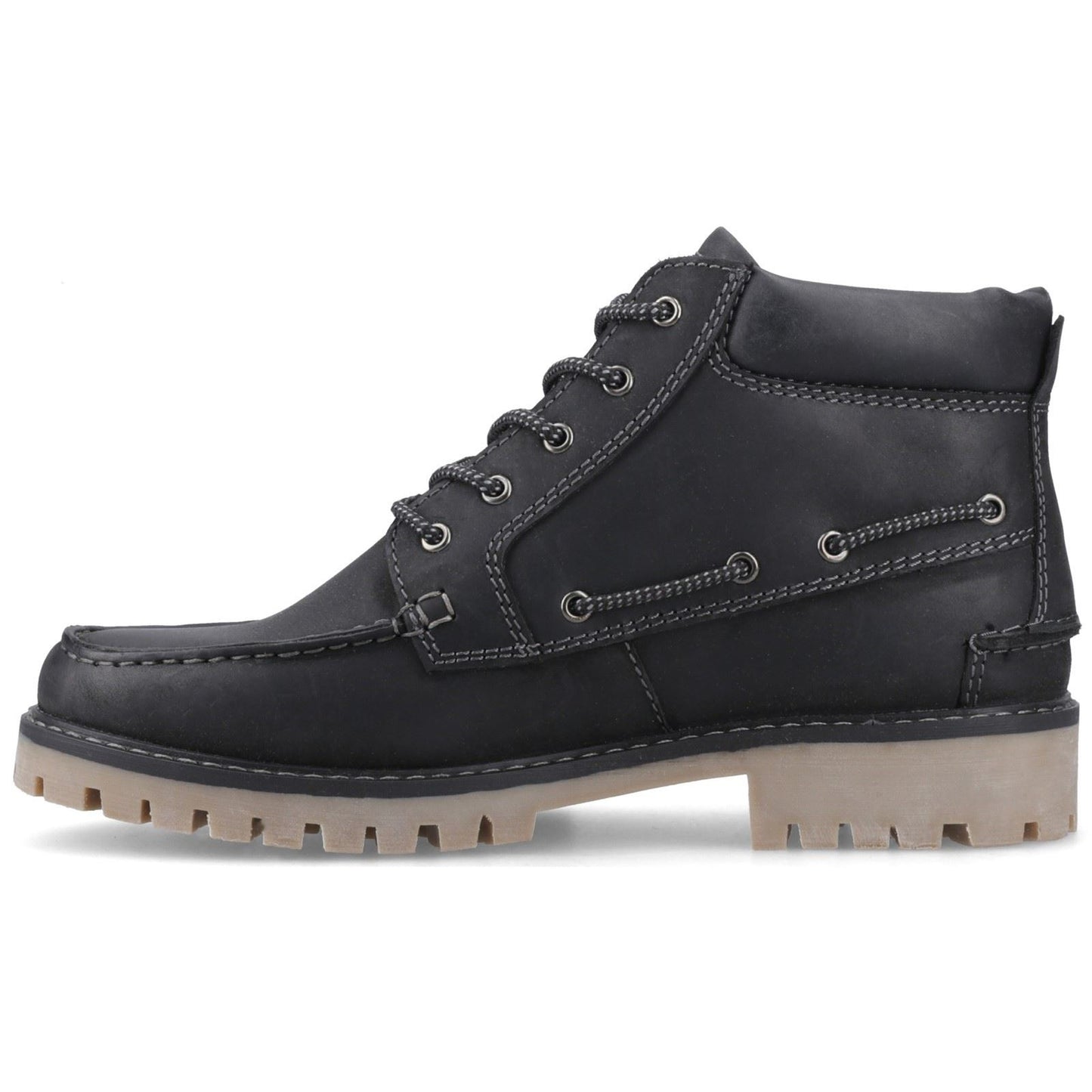 Sperry Baltimore Leather Men's Black Ankle Boots