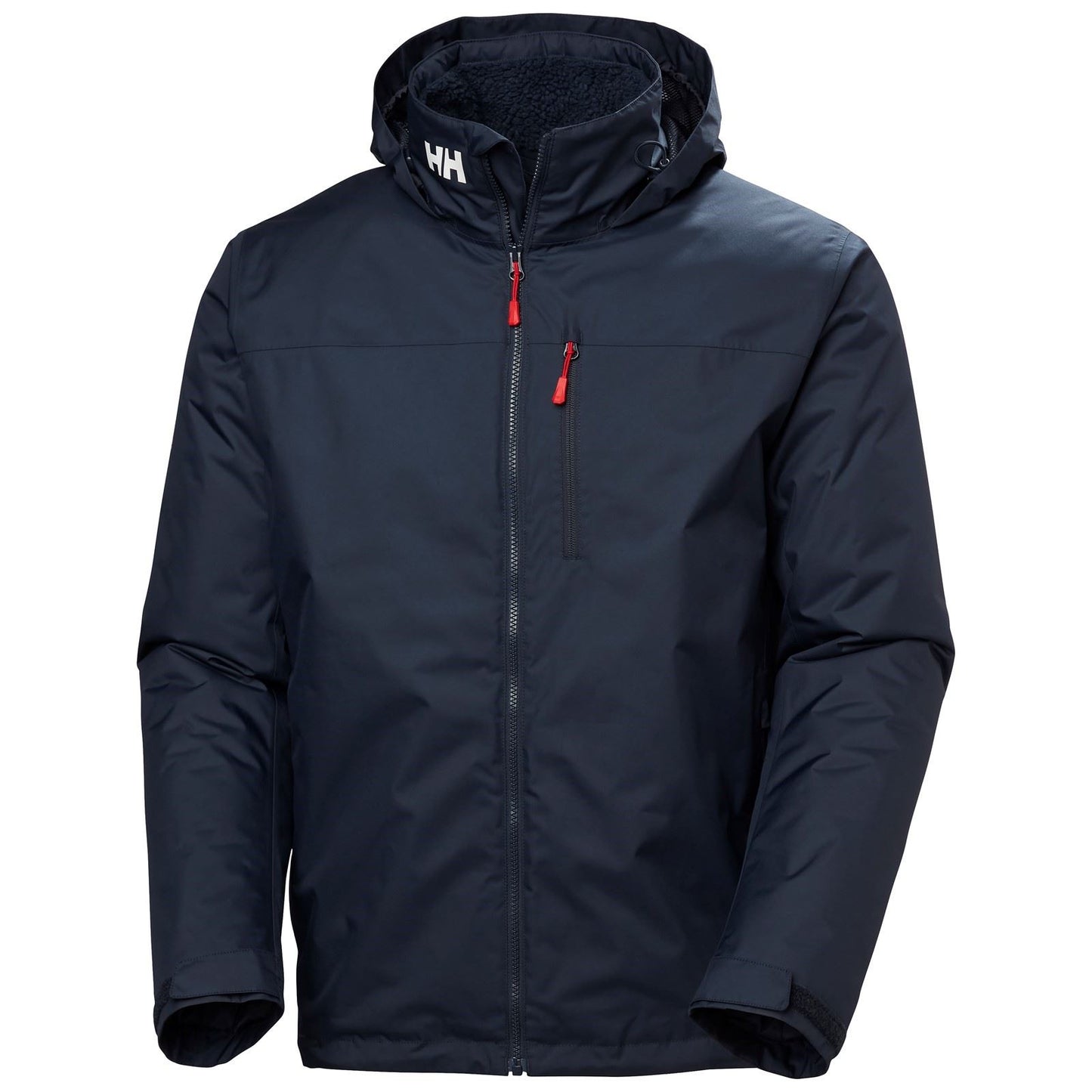 Helly Hansen Sport Men's Crew Hooded Midlayer Sailing Jacket 2.0 in Navy