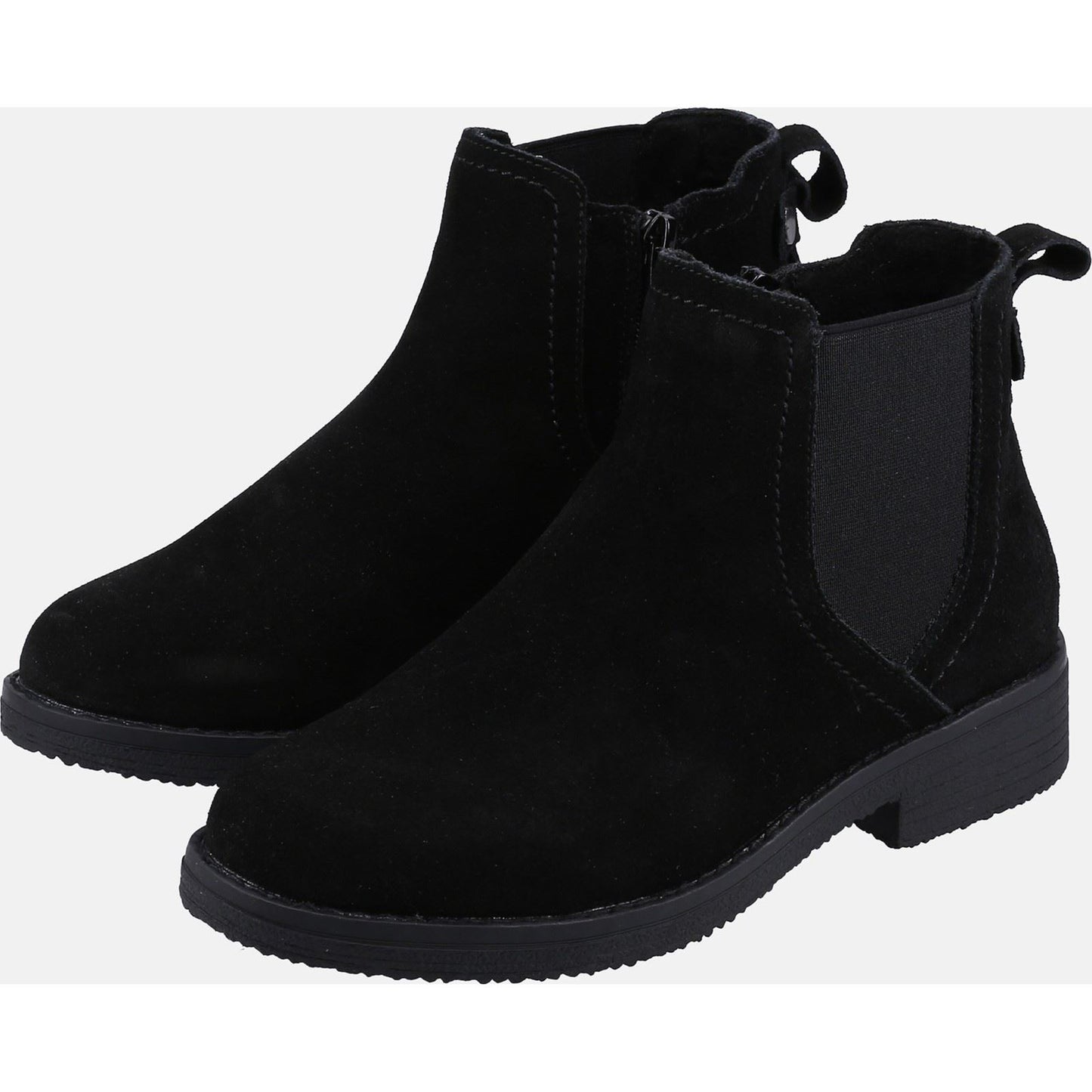 Hush Puppies Women's Maddy Ladies Ankle Boots in Black