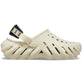 Crocs Echo Thermoplastic Bone/Black Clogs