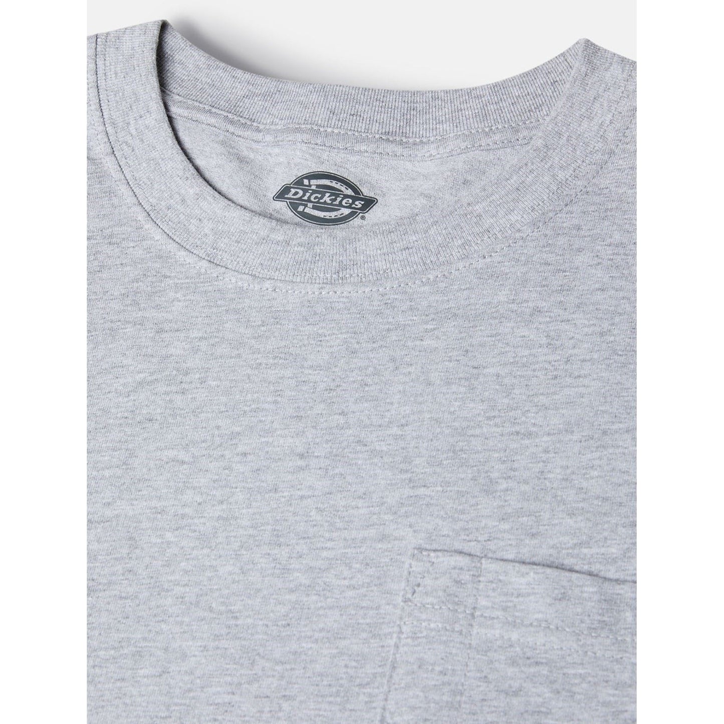 Dickies Men's Pocket Tee Long Sleeve in Charcoal