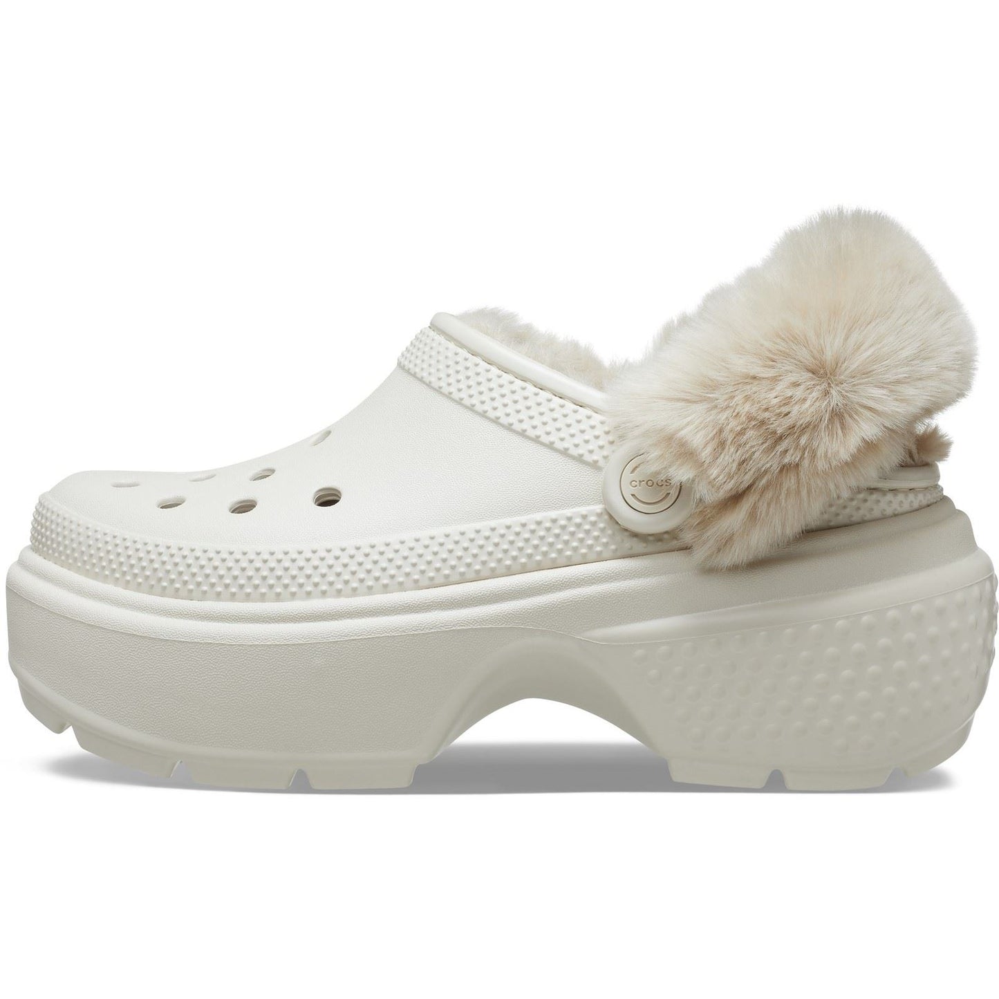 Crocs Women's Stomp Lined Clog in Stucco