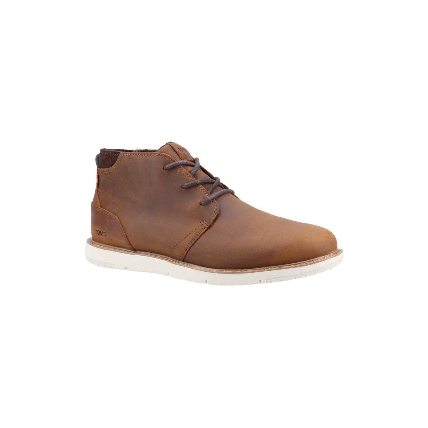 TOMS Men's Navi Boots in Topaz Brown Leather
