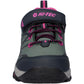 Hi-Tec Blackout Low Synthetic Soft Shell Junior Dark Forest/India Ink/Pink Hiking Boots