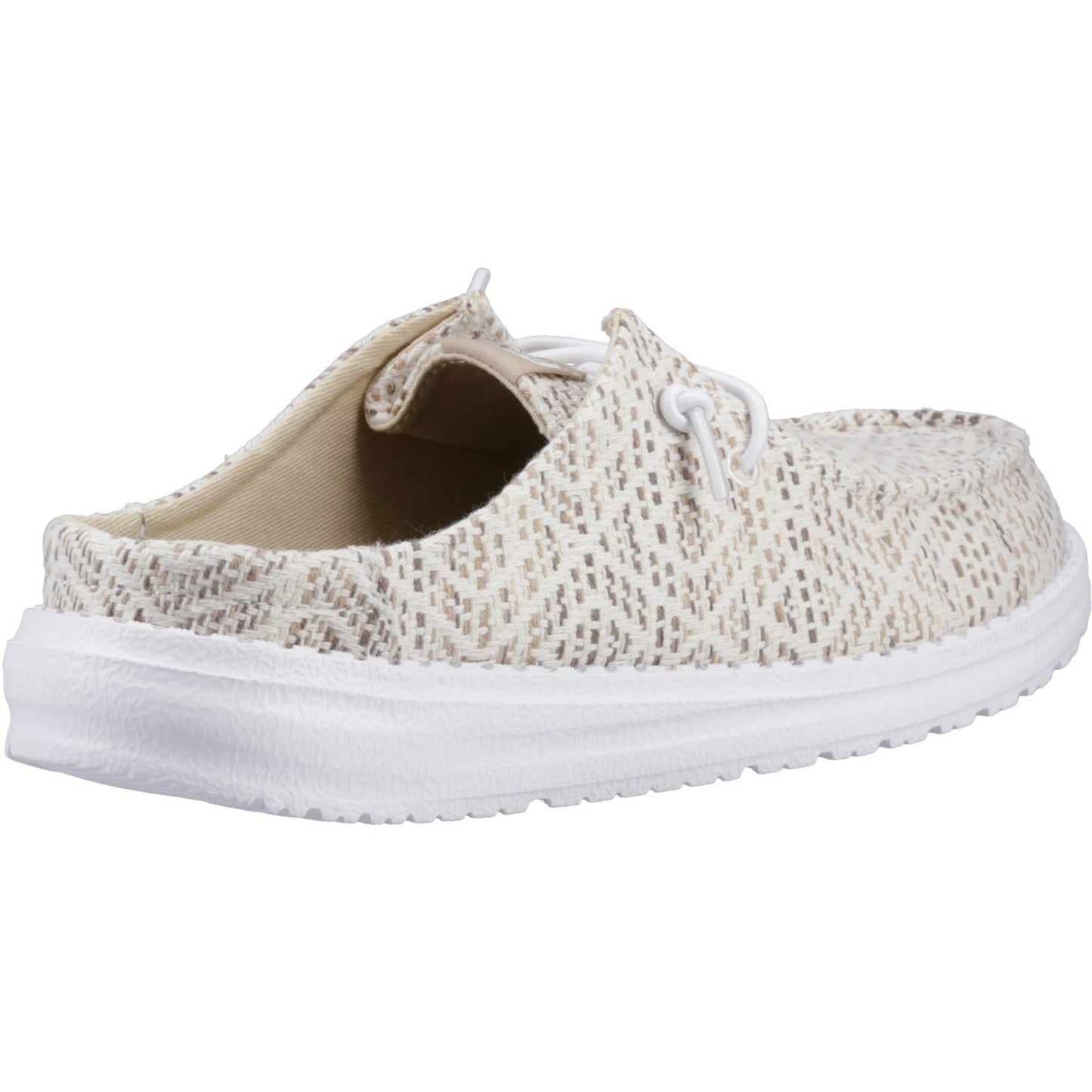 HEYDUDE Wendy Slip Surf Baja Polyester Blend Women's Tan/Multi Mules