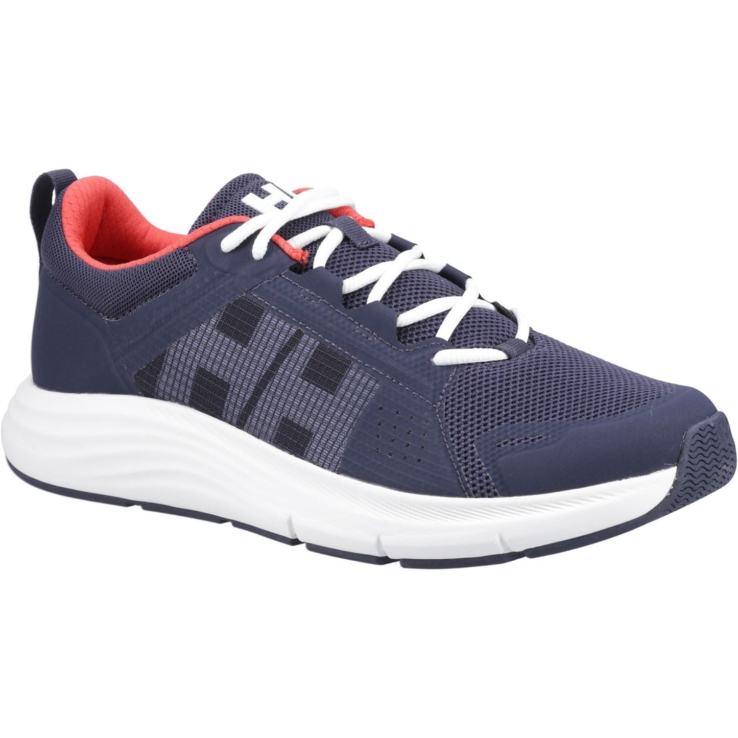 Helly Hansen Sport Men's AHIGA EVO 5 Trainers in Navy/Alert Red