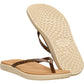 HEYDUDE Maui Breeze Polyurethane Women's Tan Leopard Flip Flops