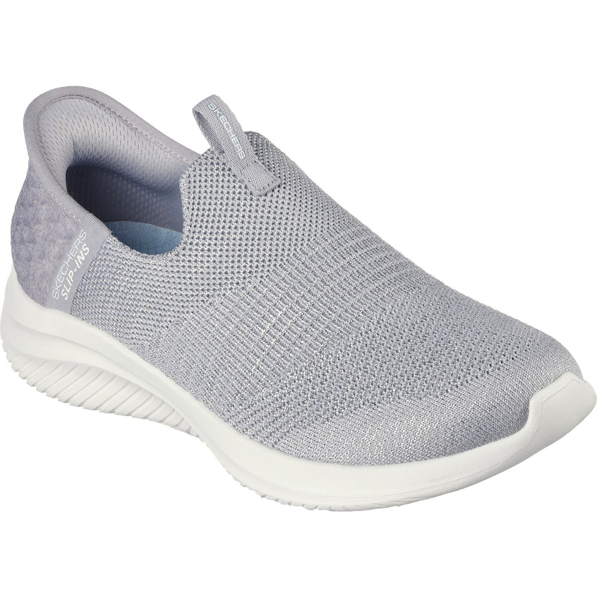 Skechers Women's Ultra Flex 3.0 Smooth Step Shoes in Light Grey