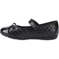 Hush Puppies Lottie Leather Youth Black Ballet Flats