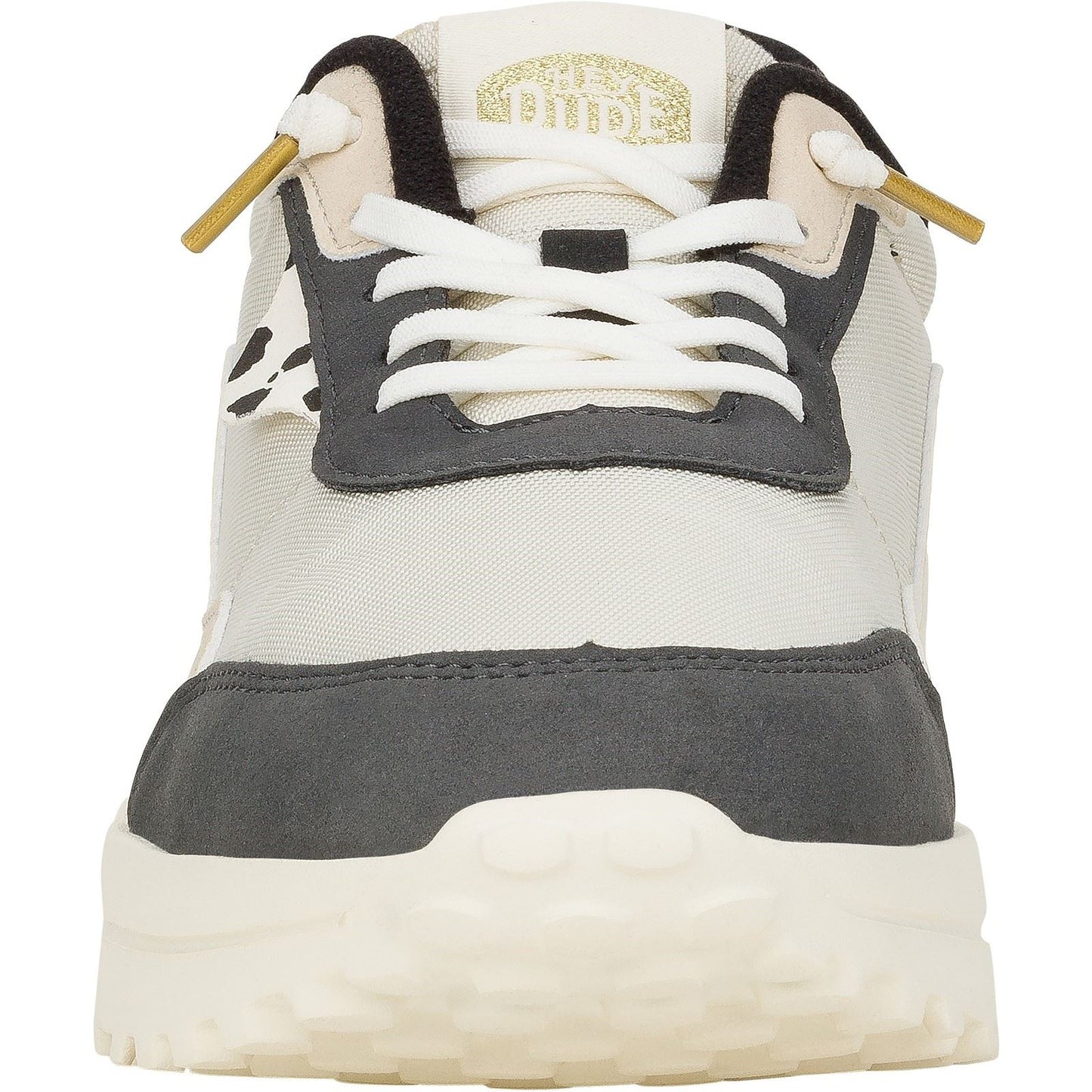 HEYDUDE Women's Hayden Shine Trainers in Ivory/Multi