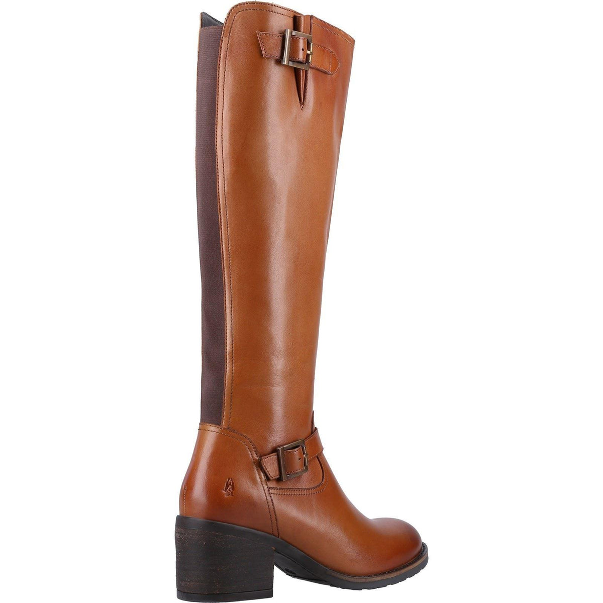 Hush Puppies Women's Heidi Boot in Tan Leather