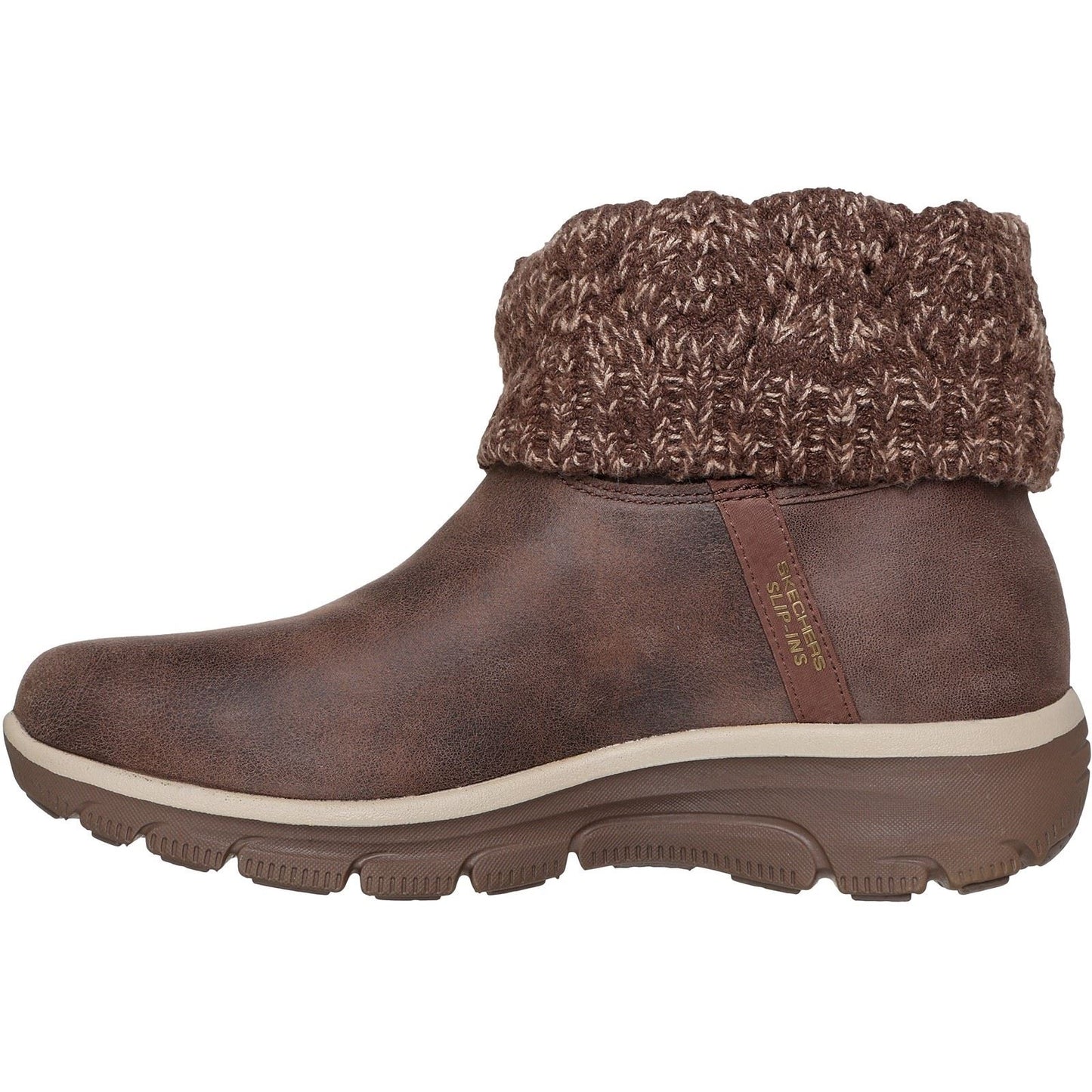Skechers Easy Going Cozy Weather 2 Textile Women's Chocolate Winter Ankle Boots