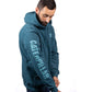 Caterpillar Men's Trademark Banner Hooded Sweatshirt in Mallard