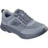 Skechers GO Walk 8 Day Textile Men's Grey/Yellow Standard Trainers