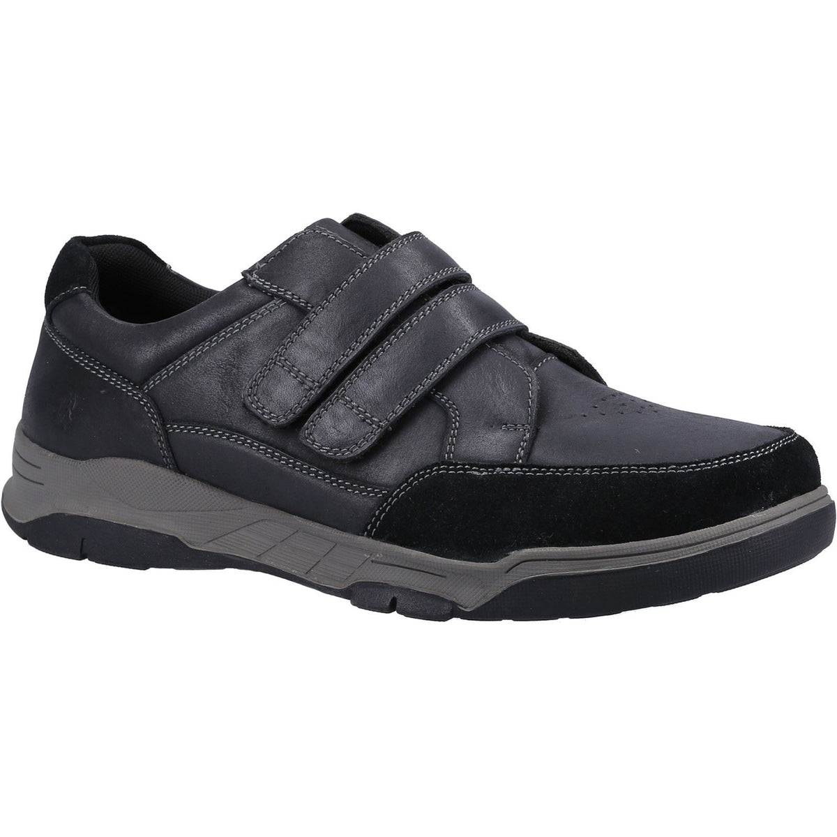 Hush Puppies Men's Fabian Double Strap in Black