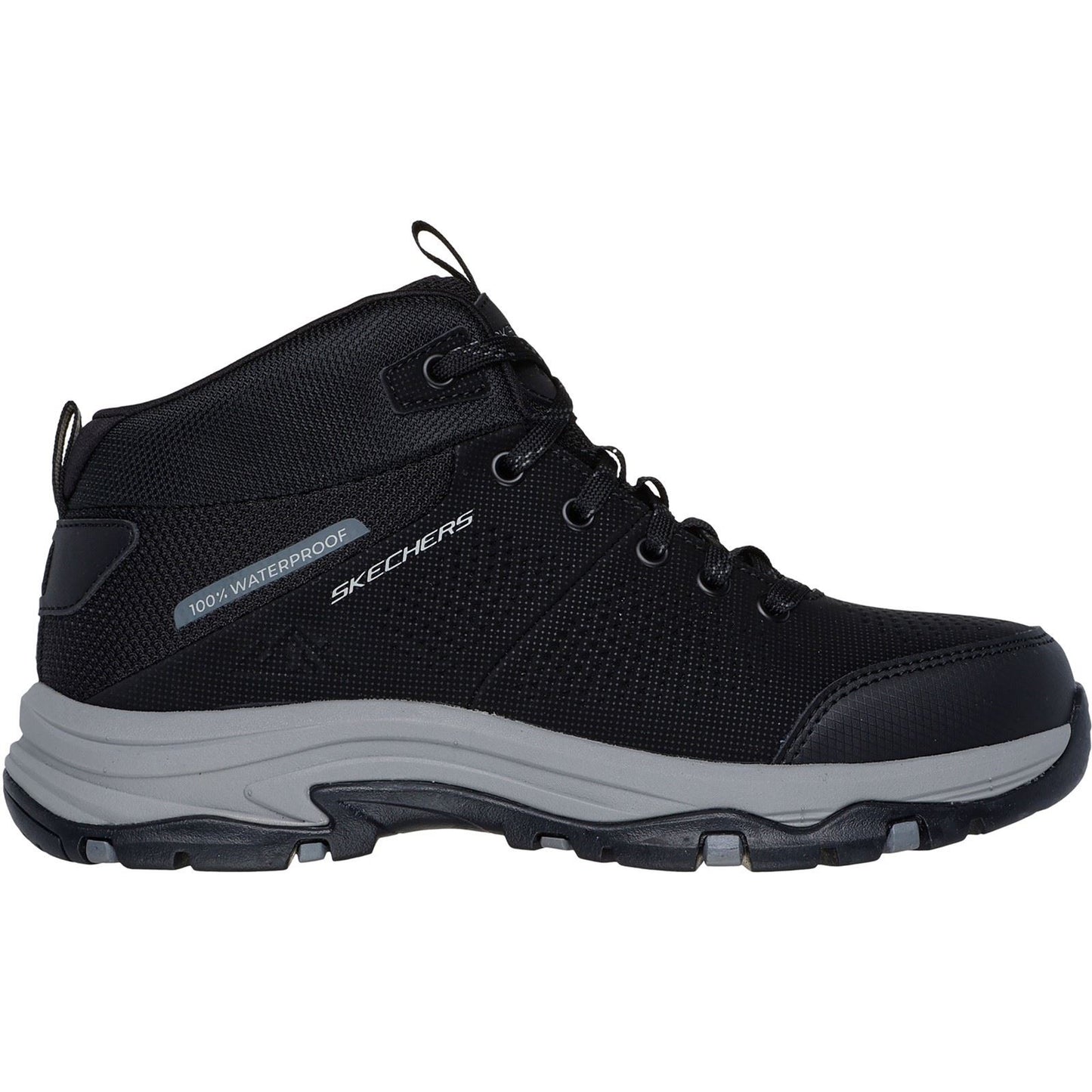 Skechers Trego Trail Destination Polyurethane Women's Black/Charcoal Hiking Boots
