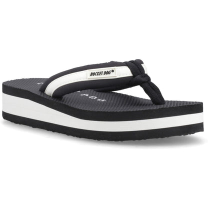 Rocket Dog Monica Nylon PU Textile Women's Black/Off White Sandals