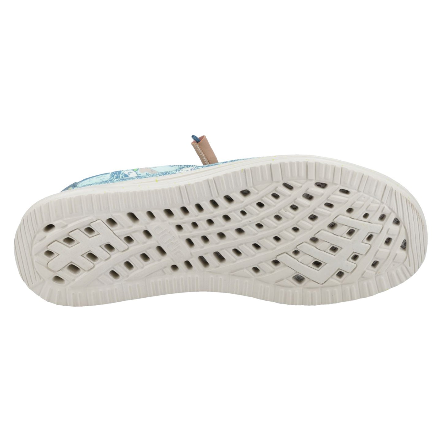 HEYDUDE Men's Wally H2O Tropical Shoe in Blue Tropical