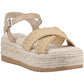 Hush Puppies Jemma Espadrille Polyurethane Women's Tan Sandals