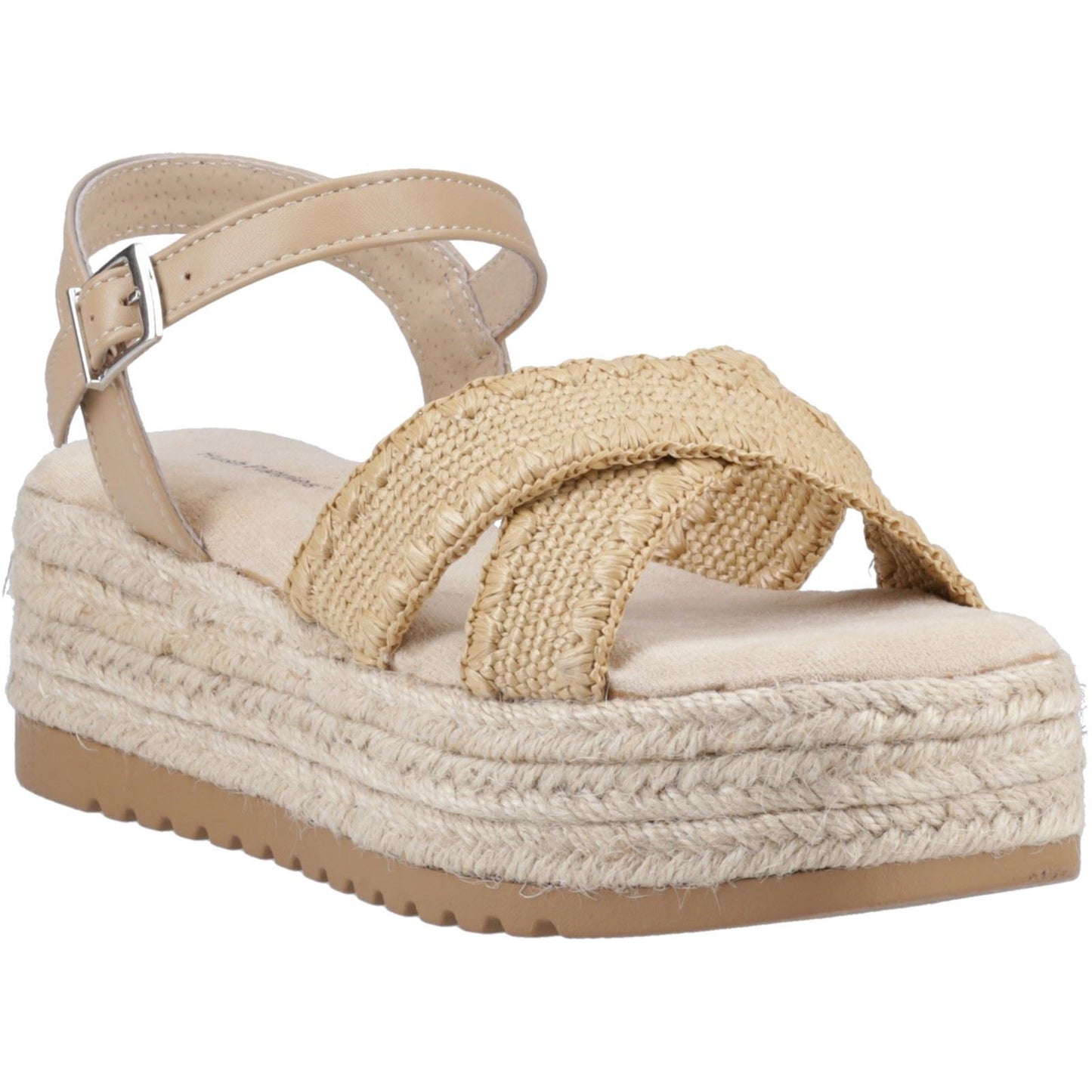 Hush Puppies Jemma Espadrille Polyurethane Women's Tan Sandals