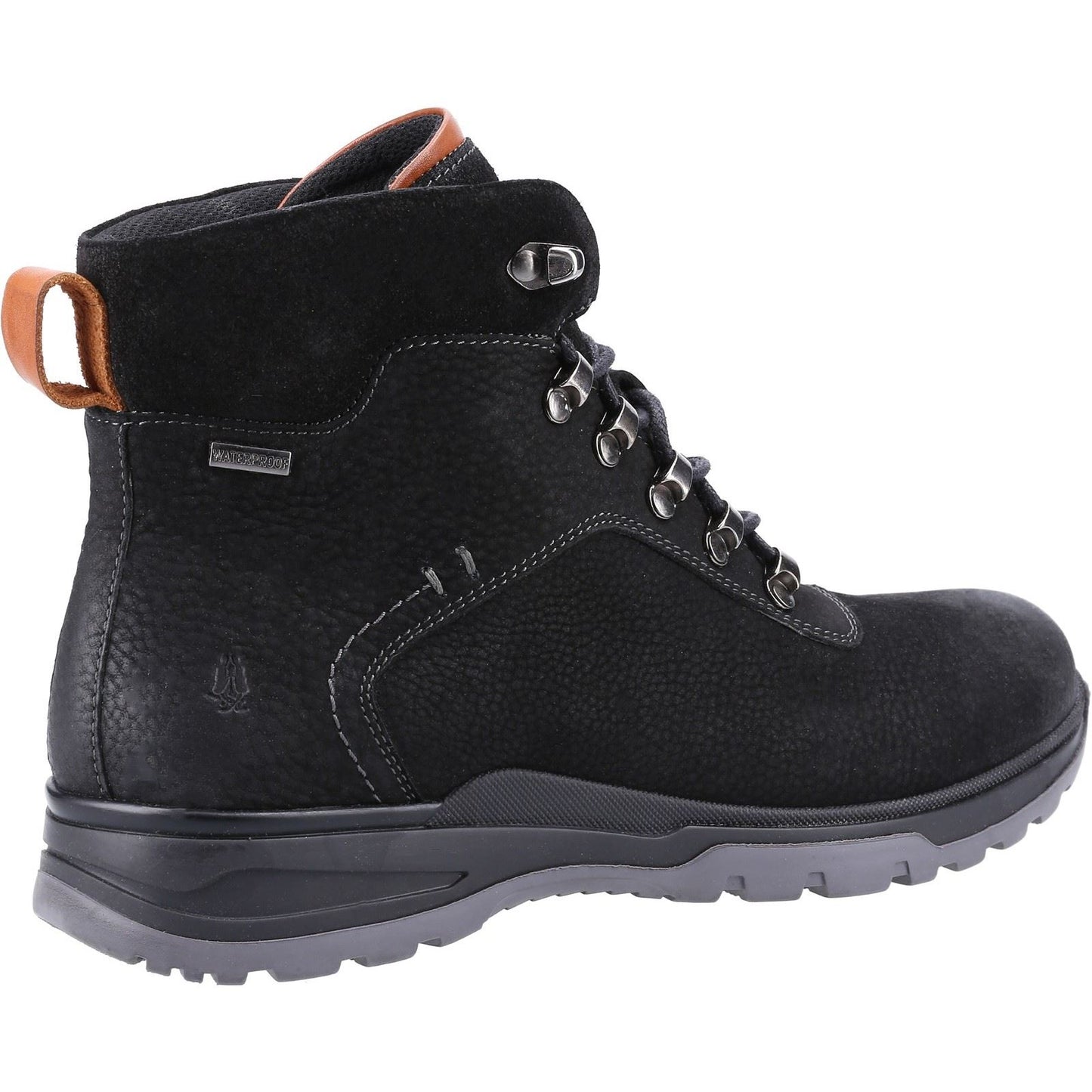 Hush Puppies Men's Paul Boot in Black Nubuck