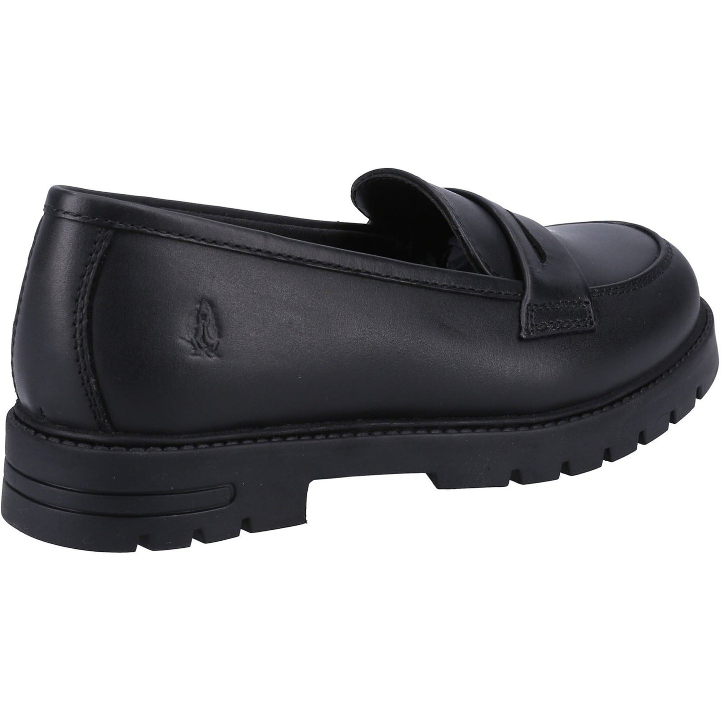 Hush Puppies Hazel Loafer Leather Youth Black Loafers
