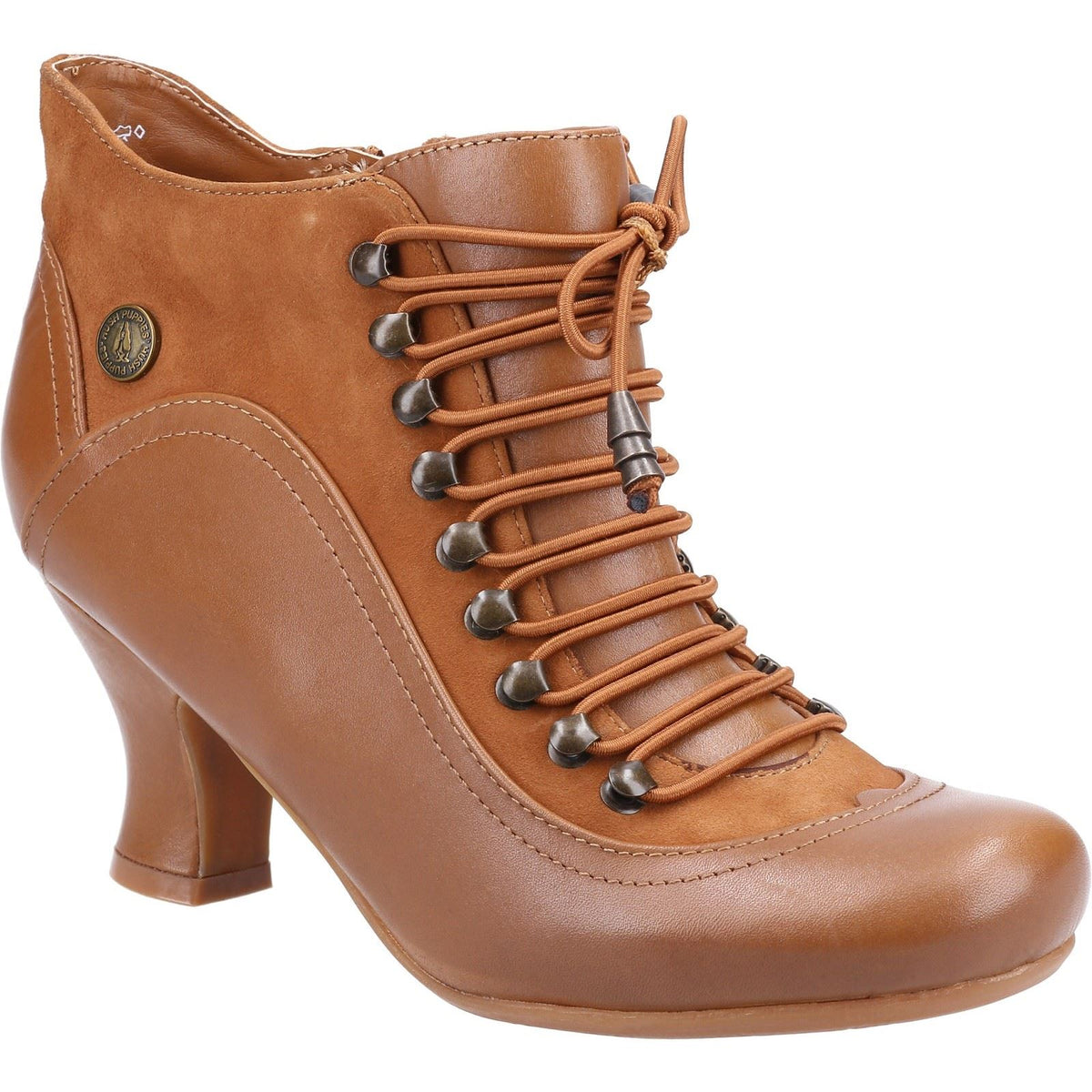 Hush Puppies Women's Vivianna Heeled Boot in Tan
