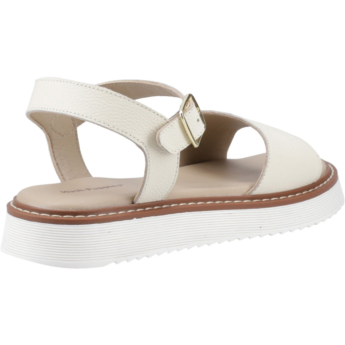 Hush Puppies Cassie Nubuck Women's Cream Sandals