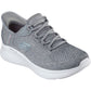 Skechers Women's Skech-Lite Pro Natural Trainer in Grey/Multi