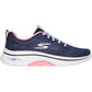 Skechers Women's GO WALK Arch Fit 2.0 Vivid Sunset Shoes in Navy/Hot Pink