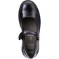 Geox J Casey G. P Leather Girl's Black Shoes
