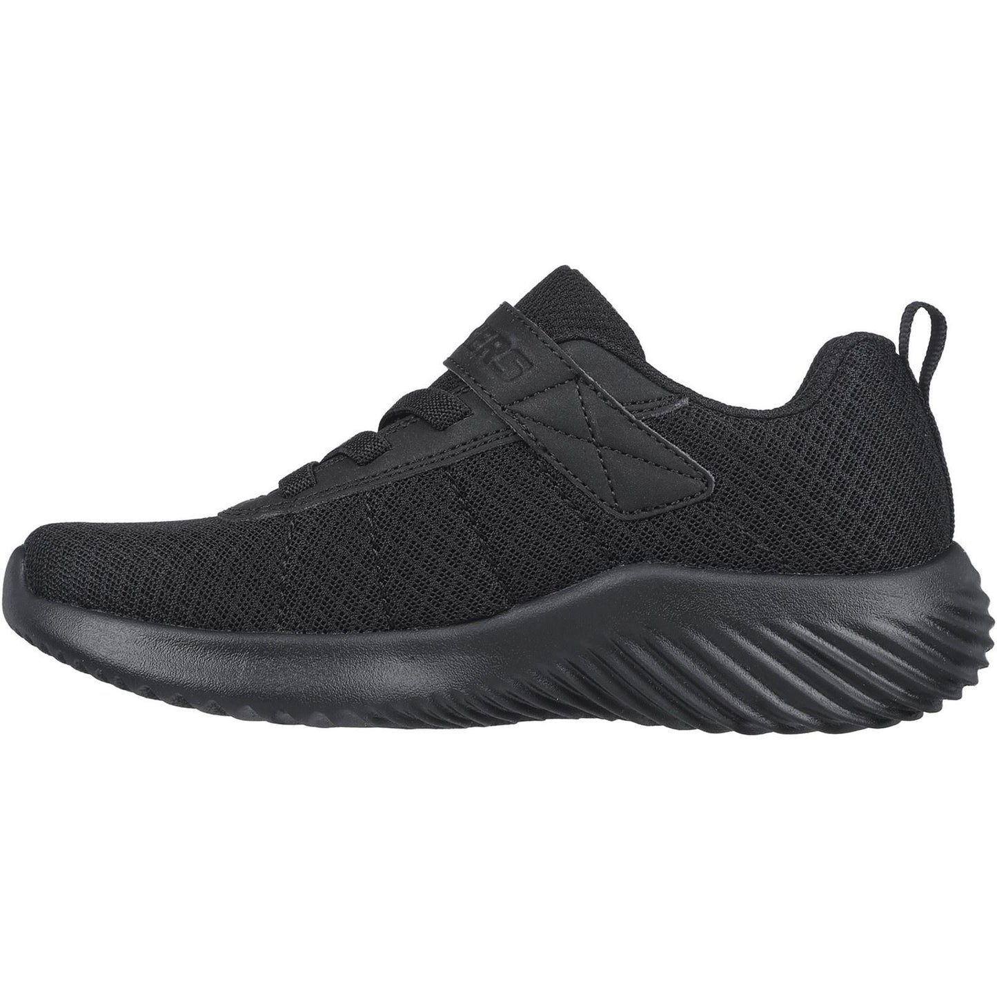 Skechers Bounder Baronik Textile Black Trainers