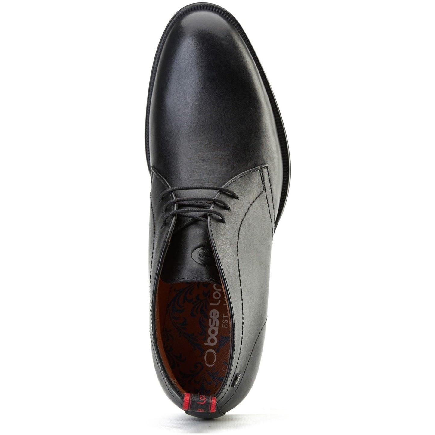 Base London Wallis Leather Men's Black Ankle Boots