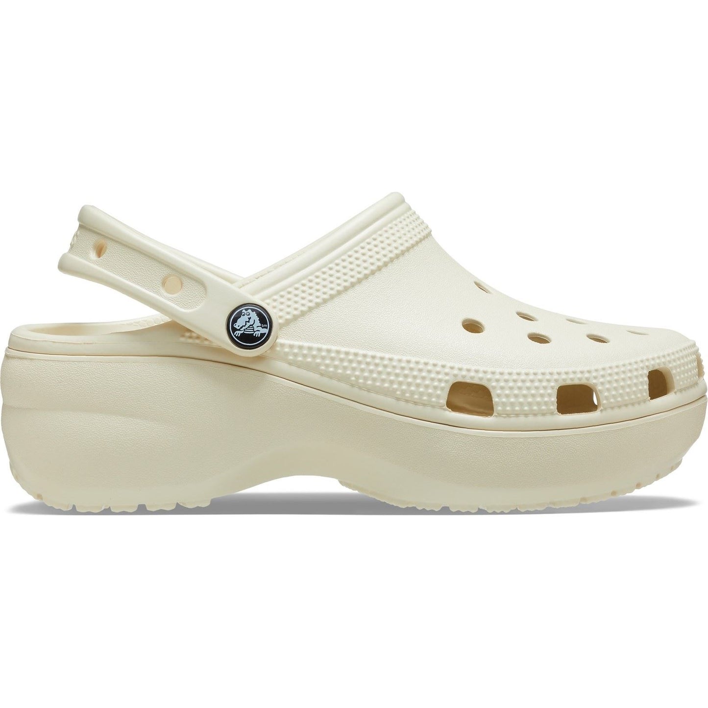 Crocs Women's Classic Platform Clog in Bone