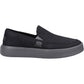 HEYDUDE Men's Sunapee Canvas Shoe in Black/Charcoal