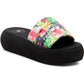 Rocket Dog Women's Splash Bahama Sandal in Black/Multi