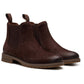 Hush Puppies Russell Leather Men's Dark Brown Ankle Boots