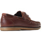 Base London Men's Stern Boat Shoe in Burnt Brown